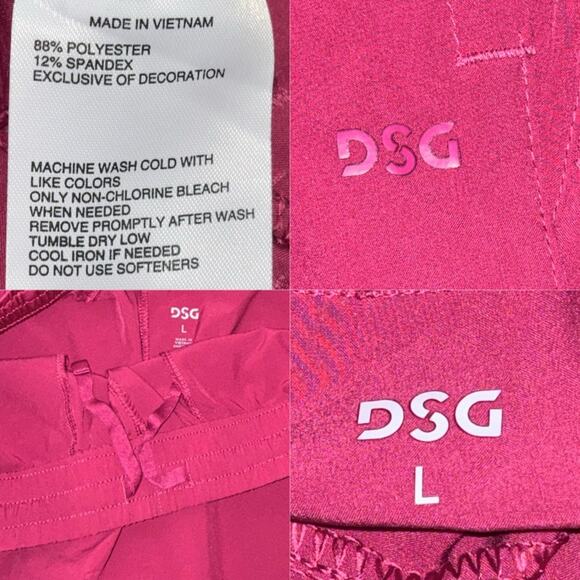 DSG Men's 8" Agility Woven Shorts Size Large in Wild Berry Athletic Training - Picture 4 of 16